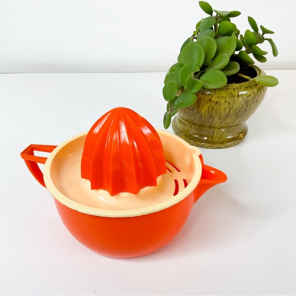 Vintage Other - VINTAGE 60s Citrus Juice - Made In Germany - Orange & Cream